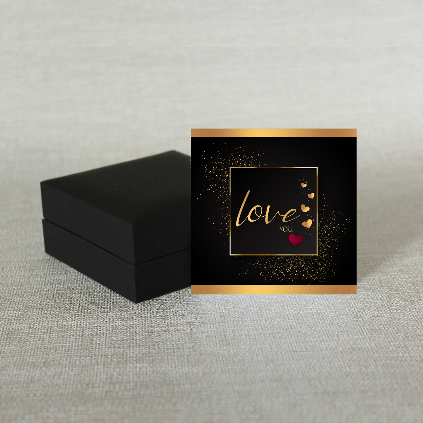 Love You Message Card - C107