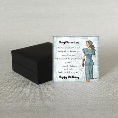 Daughter-in-Law / Happy Birthday Message Card - C32HBDIL