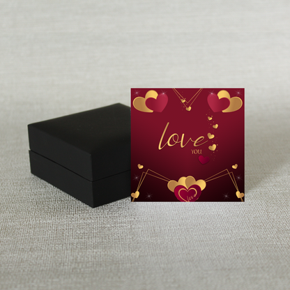 Love You Message Card - C106