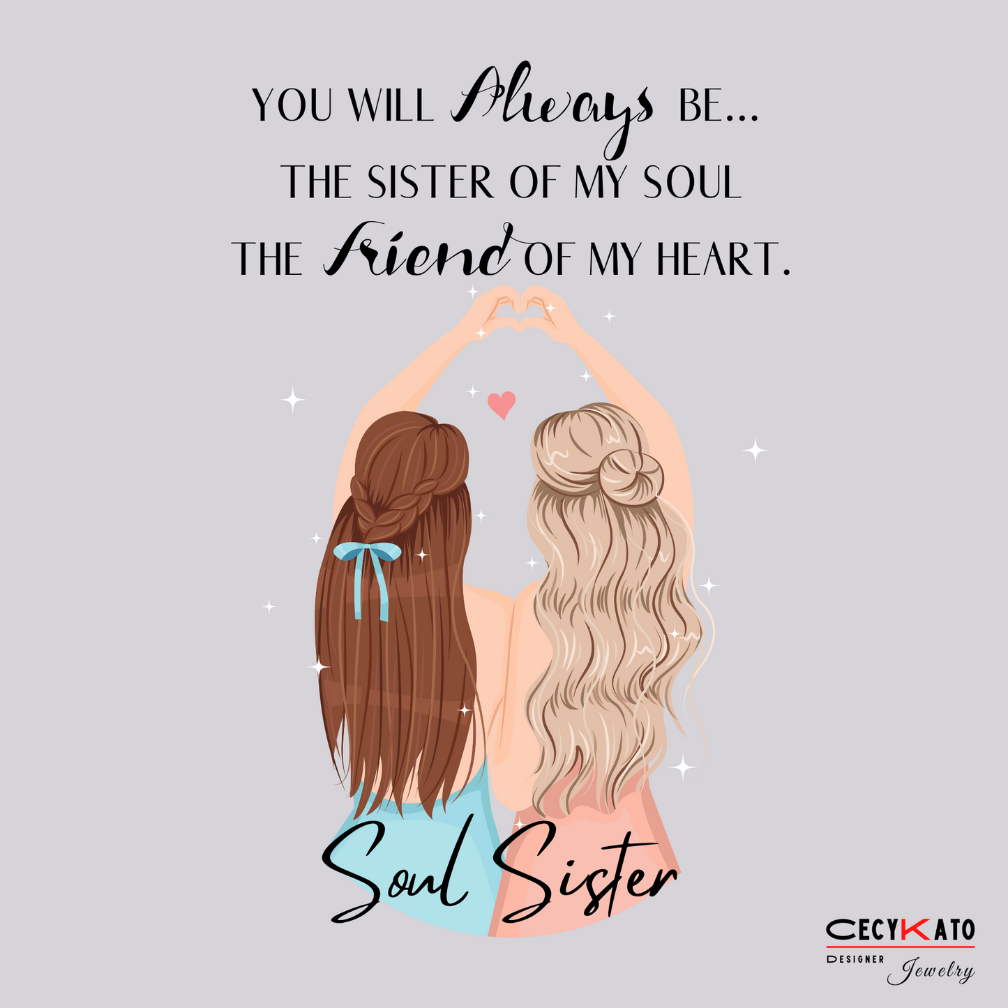 Soul Sister Message Card  - C41F