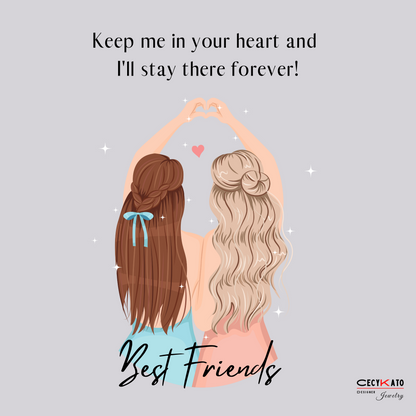 Best Friends Message Card - C45F