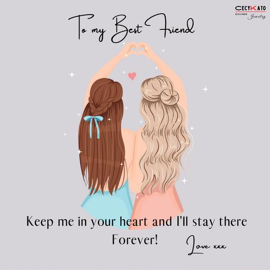 Best Friends Message Card - C46F