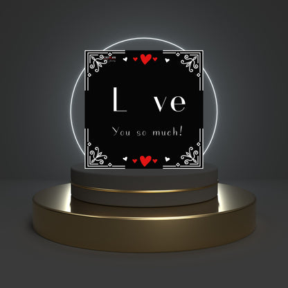 Love You Message Card - C78LY