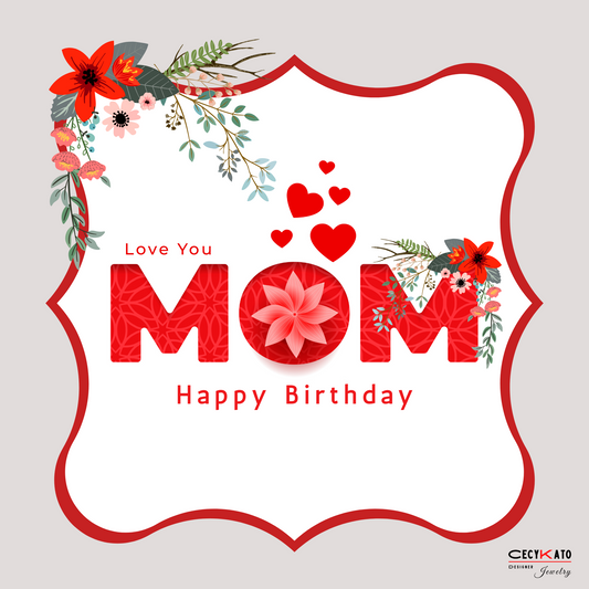 Mom Happy Birthday Message Card - C83HBM