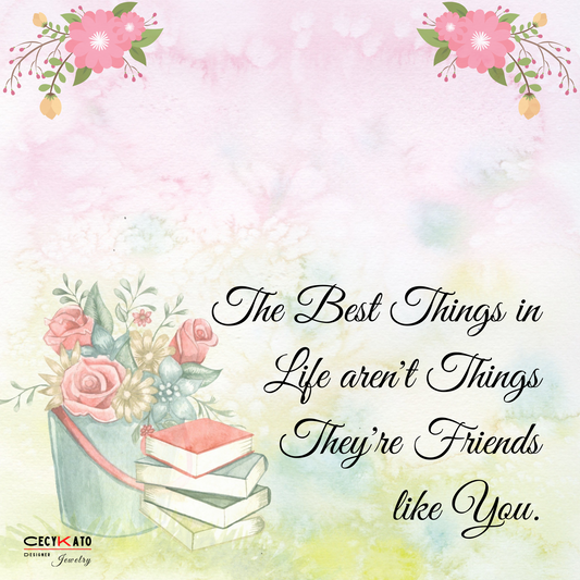 The Best Things in Life Message Card  - C1